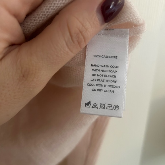 NWOT Lilla P 100% cashmere sweater turtleneck size large - Picture 4 of 5